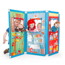Teatrino per Bambini con 4 Personaggi Fun 2 Give Zig Zag Theatre Set