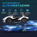 Macchina Elettrica per Bambini 12V con Licenza Lamborghini V12 Vision Gran Turismo Bianco
