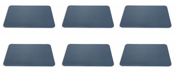 Lot de 6 sets de table 45x30x0,2 cm en PVC VdE Tivoli 1996 Bleu Texas acquista