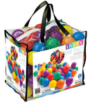 Set 100 Palline Colorate Ø8 cm con Sacca Intex Ball Toyz
