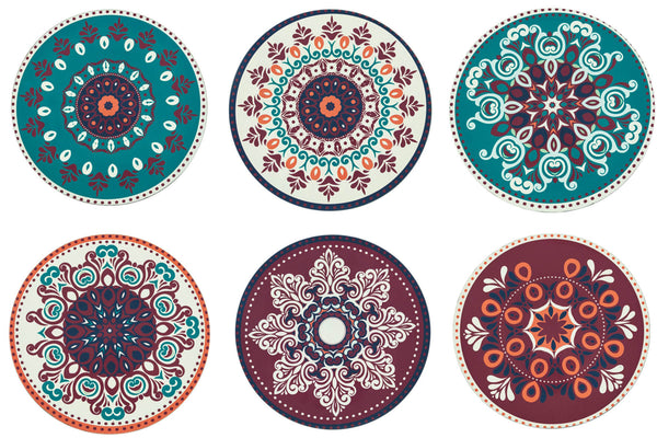 Lot de 6 sets de table ronds VdE Tivoli 1996 Shiraz prezzo