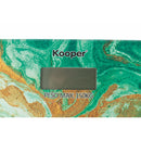 Bilancia Pesapersona Elettronica Max 150 Kg in Vetro Kooper  Verde