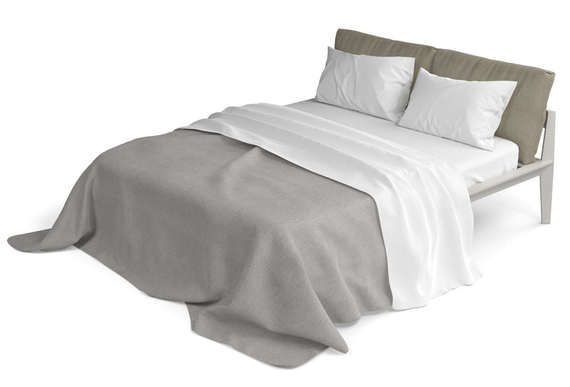 Set Lenzuola Sopra Sotto e Federe Doubleface Bianco\/Bianco Varie Misure