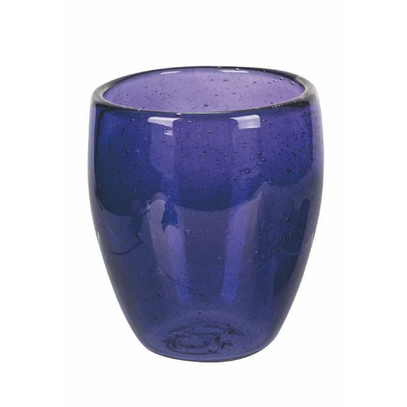 Set 6 Bicchieri Acqua Acapulco Provence in Vetro VdE Tivoli 1996 Viola