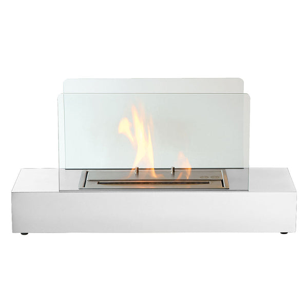 Cheminée de Table au Bioéthanol 24x40 cm Karlsen Cremona Blanc acquista