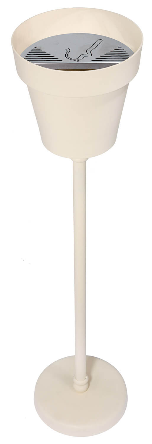 Extincteur à cigarettes Cendrier d'extérieur en fer Belfer Cendrier 42/SPS Ivoire acquista