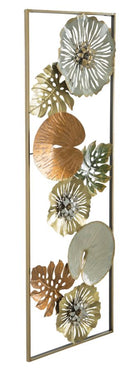 Pannello Leaf 31,5x3x90 cm in Ferro