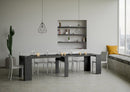 Consolle Allungabile 90-308x48x77 cm in Nobilitato Grigio