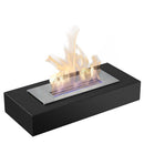 Camino Bruciatore a Bioetanolo da Tavolo 34x15,5 cm Flig Jacksonville Mini Nero