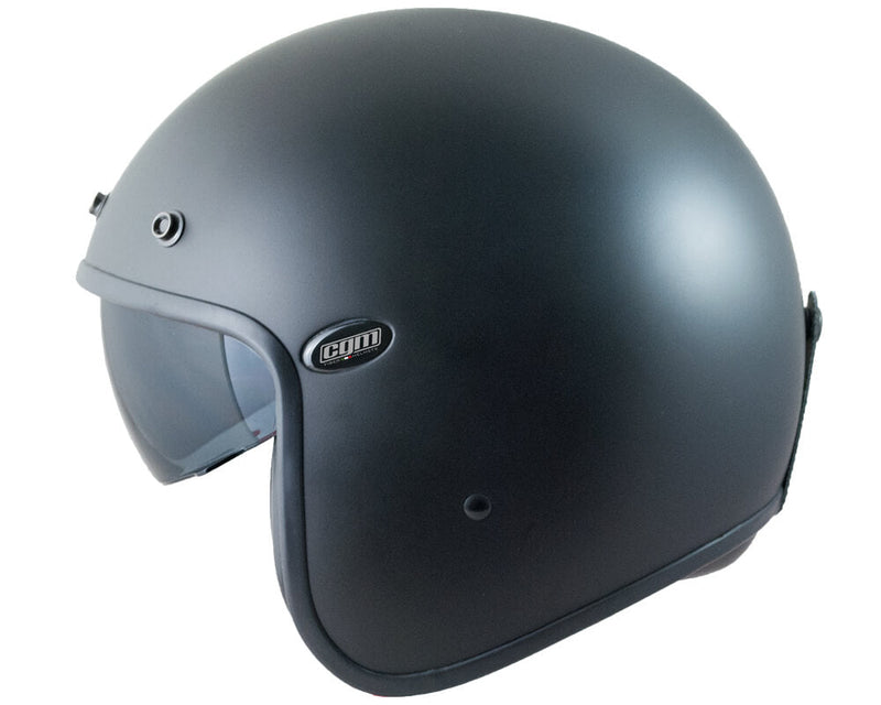 Casco Jet per Scooter CGM Porto Mono 177A Nero Opaco Varie Misure