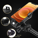 Lampada Clackson per Bicicletta con Supporto per Cellulare