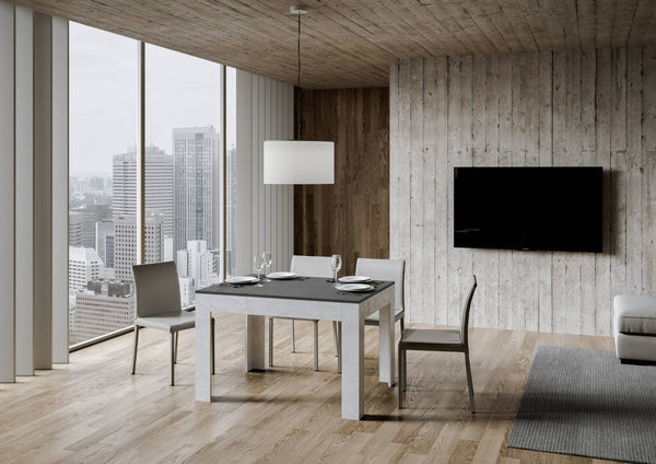 Tavolo Allungabile 120-180x90x77 cm Bibi Mix Antracite Spatolato online