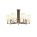 Lampadario House in Metallo Vittoria Crema con Oro