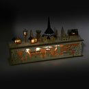 Casetta legno led cm 45x10xh26