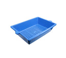 Lettiera per Gatti 42 cm con Sistema Autopulente a 180° Tre Vaschette con Bordi