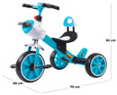 Triciclo per Bambini in Metallo Kidfun Tricygò Blu
