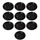 Set 10 Piatti Fondi in Porcellana Collection Vietri Grigio Antracite