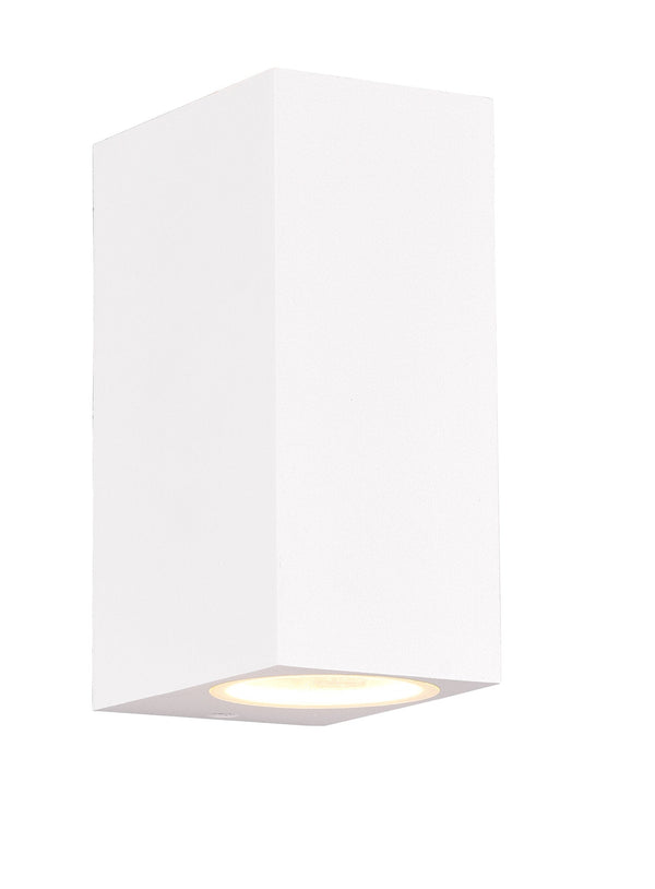 acquista Applique da Esterno Attacco GU10 in Alluminio Pressofuso Bianco Opaco