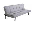 Divano Letto Aaron 178x80x71 cm in Tessuto Grigio