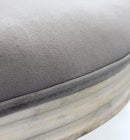 Sedia Constance 48x46x96 h cm in Velluto Tortora