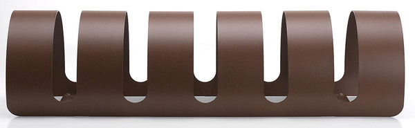 Porte-vélos 5 places en fer 90x30x23 cm Porte-vélos Belfer 42/PB Rouille prezzo