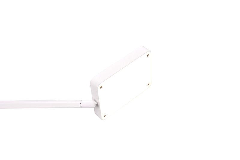 Piantana da Interno a LED in Metallo Bianco Opaco