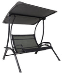 Dondolo da Giardino 2 Posti in Ferro Taddei Sirio Grigio Scuro