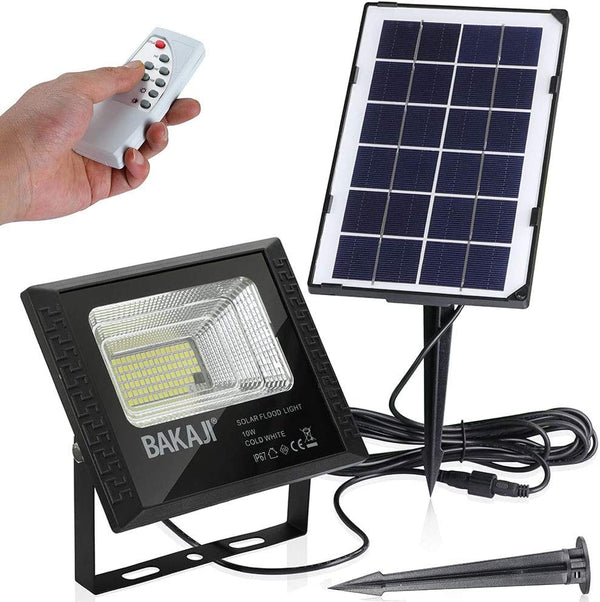 Faro LED 10W Pannello Solare Luce Esterno Alta Luminosita 200 lm + Telecomando prezzo