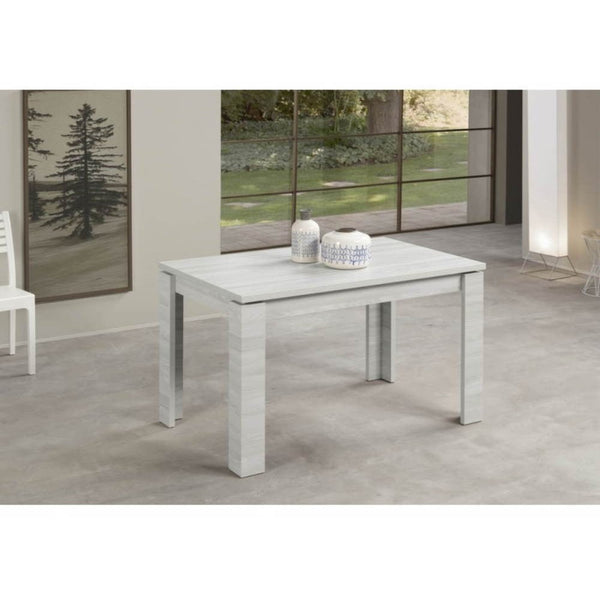 Table extensible 140/180x80x76 cm Maribor olivier bouleau blanc prezzo