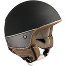 Casco Demi-Jet per Scooter CGM Nairobi 104G Nero Opaco 