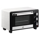 Fornetto Elettrico 1400W 16L 3 Metodi di Cottura e Timer Bianco  