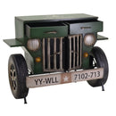 Mobile 2 Ante 2 Cassetti in Metallo Auto Verde