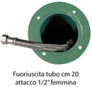 Fontana da Giardino con Doppio Rubinetto Belfer 42/ARRM Verde