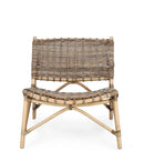 Sedia 68,5x75,5x75 cm Tarifa in Rattan