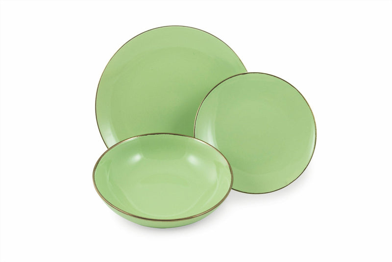 Servizio Piatti 18 Pezzi in Gres Villa d'Este Home Tivoli Royal Light