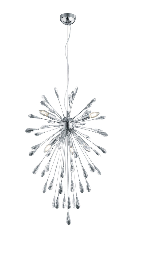 Lampe à Suspension Intérieure E14 en Métal Chromé online