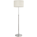 Lampada da Terra Ø40x133-168 cm con Telecomando e Luminosità Regolabile 3000K-6000K con Paralume in Tessuto Argento      