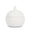 Candela con Coperchio Ø14x14 cm in Ceramina Canister Bianco