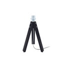 Lampada da tavolo treppiede Deco  legno nero