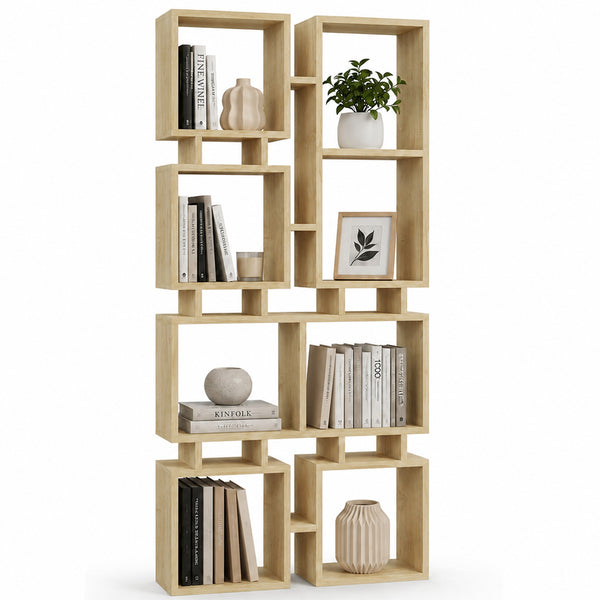 Libreria Moderna 79x24x166,5 cm Scaffalatura 4 Ripiani Quercia sconto