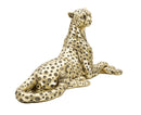 Statua Leopardo Points Sdraiato 27,3x10,3x13,9 cm in Poliresina