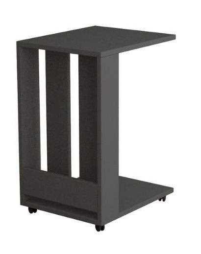 Table canapé Edi 37x45x60 cm anthracite pc et porte revues acquista
