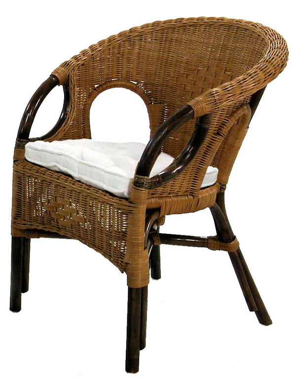 Fauteuil de jardin en rotin Adami Noyer Lucrezia prezzo
