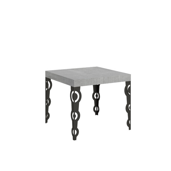 acquista Tavolo Allungabile 90-246x90x77 cm Karamay Cemento