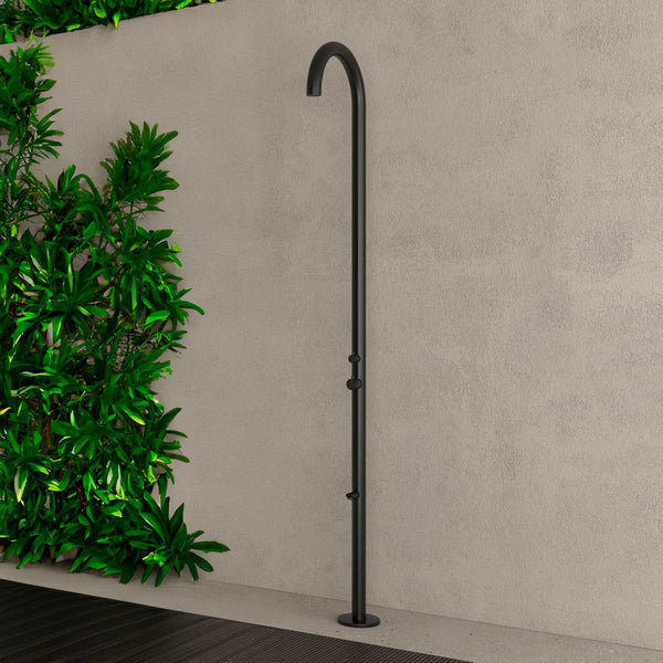 prezzo Doccia da Giardino in Acciaio Inox con Sistema C-box Sined Olbia Nero