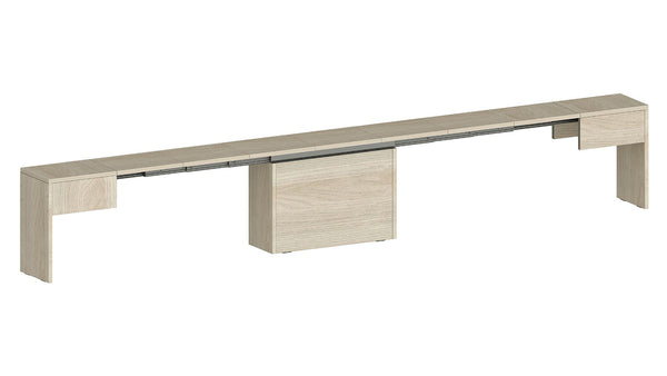 prezzo Set 2 Panche Allungabili 66/290x25x45 cm Pratika Singola A e B Olmo Perlato