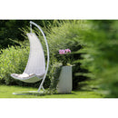 Dondolo da Giardino Pensile in Polyrattan 1 posto Pendent Bianco
