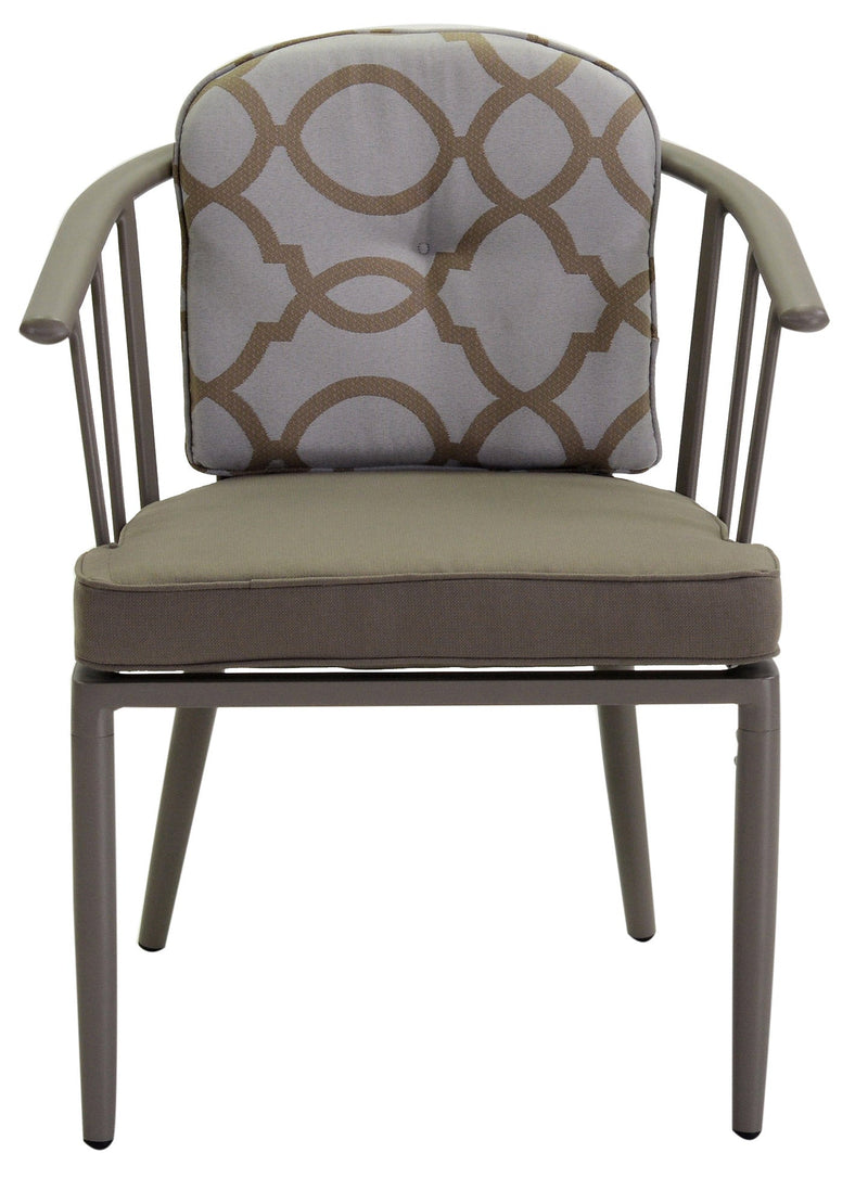 Poltrona da Giardino in Alluminio Ventura Tortora