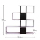 Libreria da Ufficio in legno 124.5x30x144 cm 