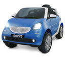 Macchina Elettrica per Bambini 12V Smart Fortwo Cabrio Blu